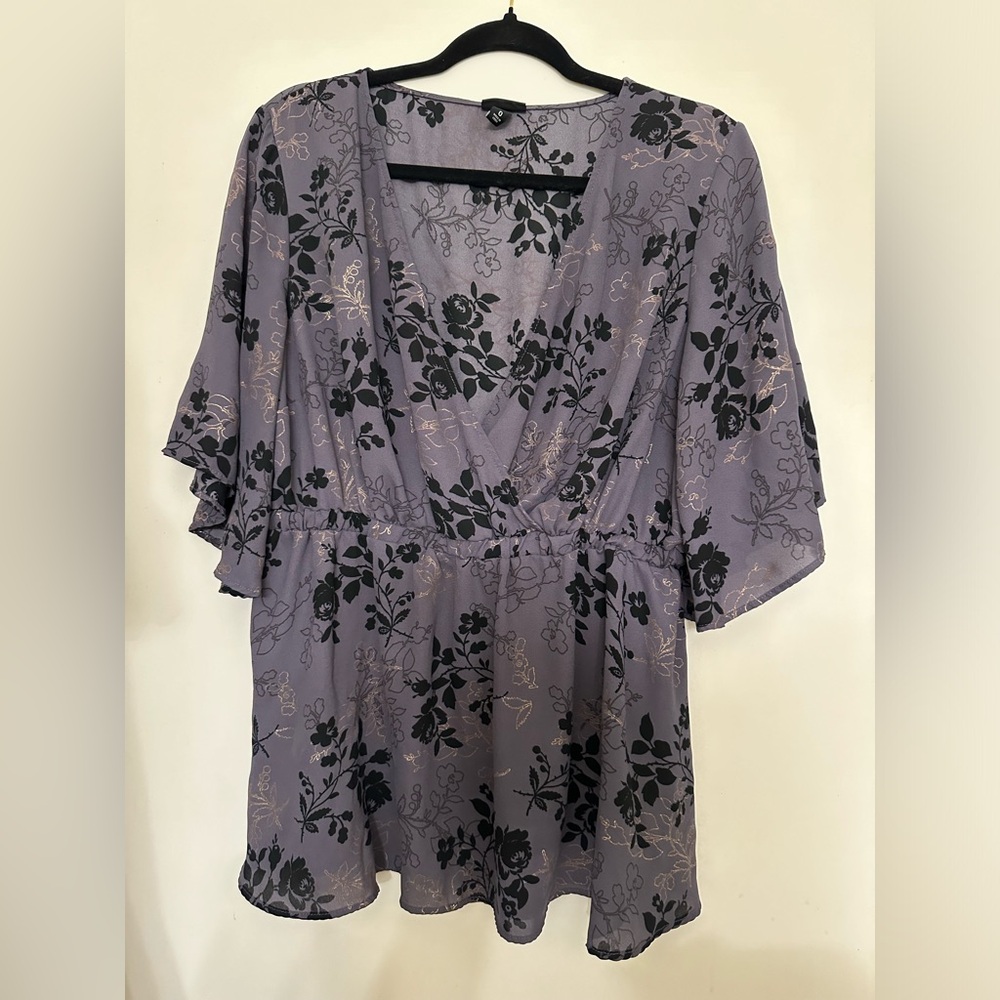 Torrid Babydoll Top. Size 0. Like New.